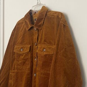 Madewell Corduroy Yorkway Antique Gold Shirt-Jacket Shacket size Medium